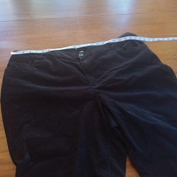 Women's Cato Purple & Black Strsight Leg Pants Plus Size 22W - Picture 3 of 6